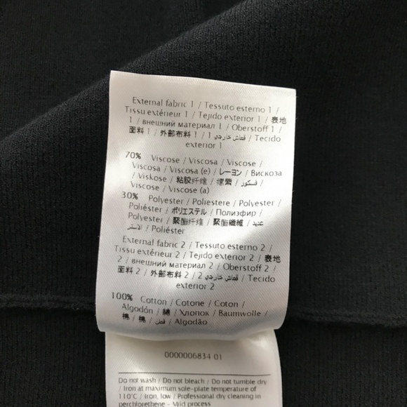 Red Valentino Knit Fit & Flare Sleeveless Ruffle Dress M Black Eyelet Bodice Y2K - Picture 10 of 11